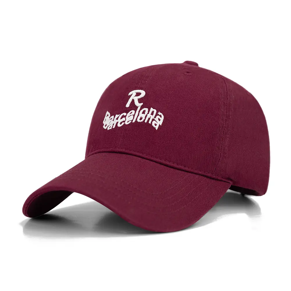 Black Embroidered Baseball Cap for Women with Wide Bristle - Image 2