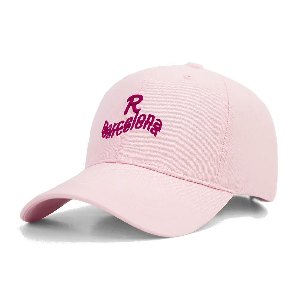 Black Embroidered Baseball Cap for Women with Wide Bristle - Image 5