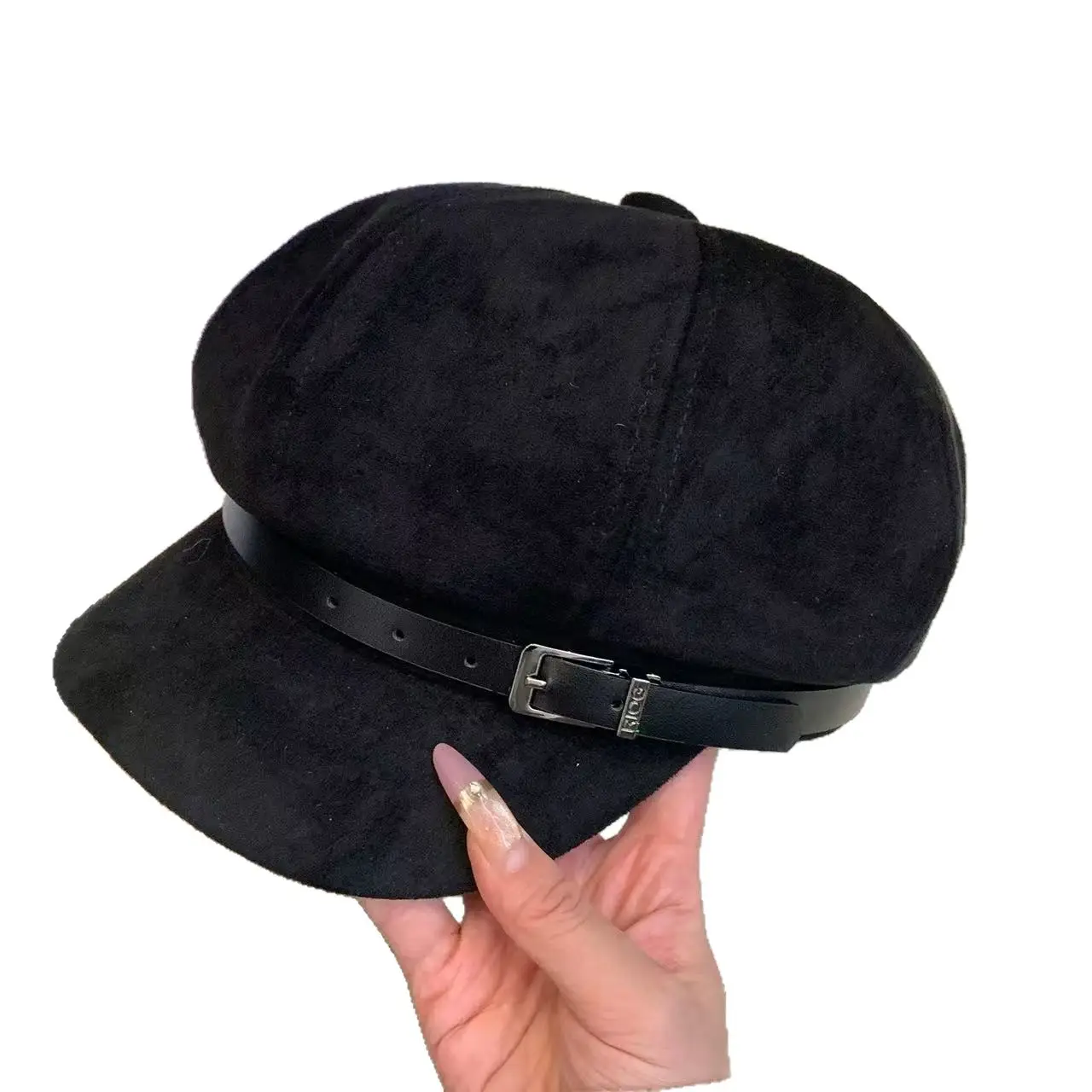 Japanese Retro Brown Duckbill Beret for Women - Image 8