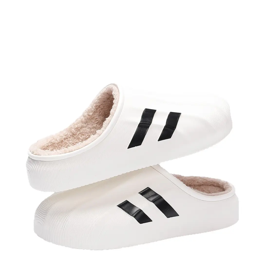 Eva Slippers with a Stepping-On-Poop Sensation, Waterproof Cotton Slippers for Women, Winter Indoor Home Slippers with Plush Lining, Warm, Non-Slip, Fashionable for Outdoor Wear, for Men - Image 7