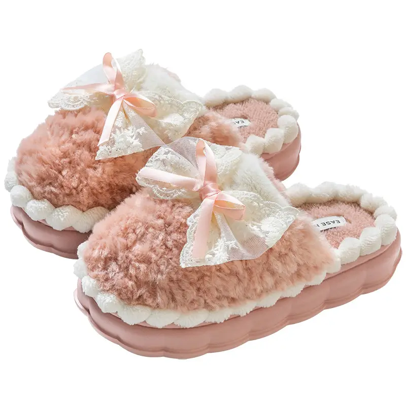 Women's Warm Fleece Lined Anti-Slip Slippers - Image 13