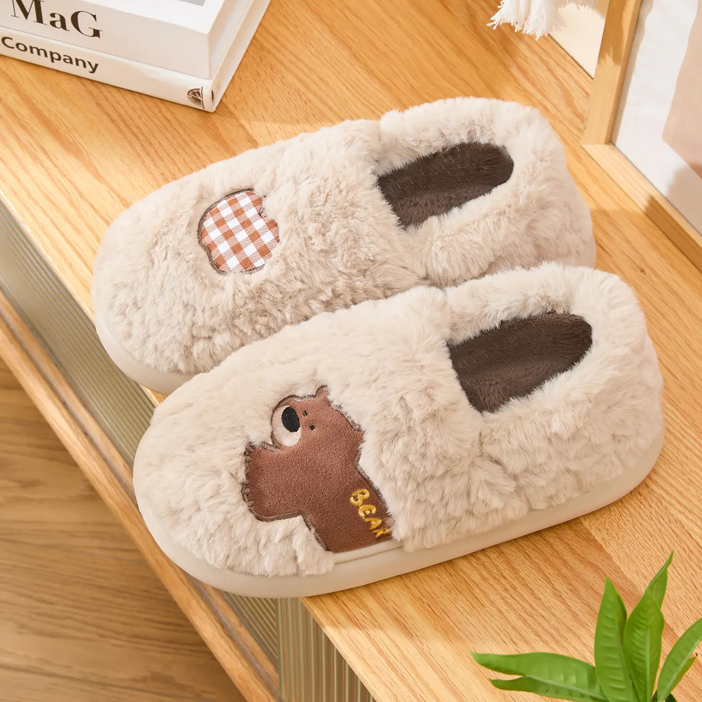 Cute Cartoon Slippers for Women 2025 Warm Cotton - Image 9