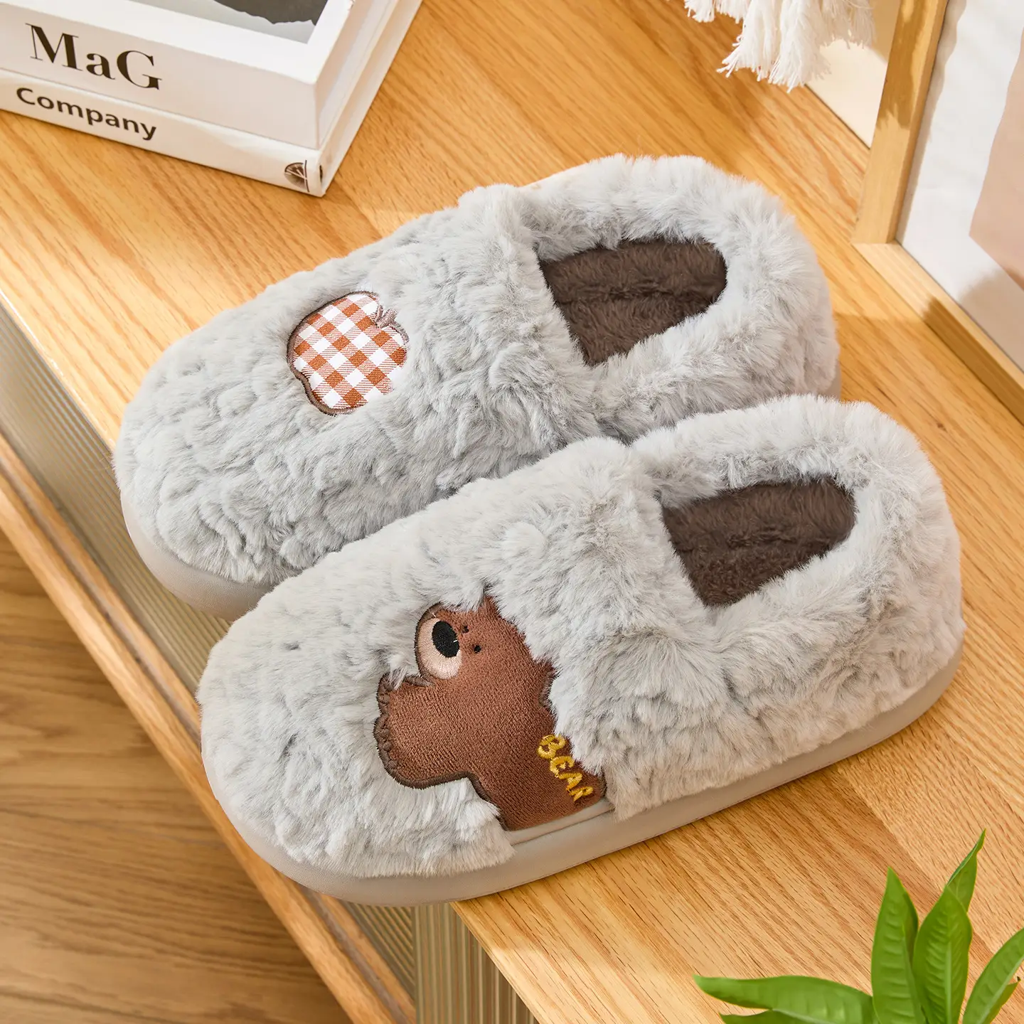 Cute Cartoon Slippers for Women 2025 Warm Cotton - Image 10