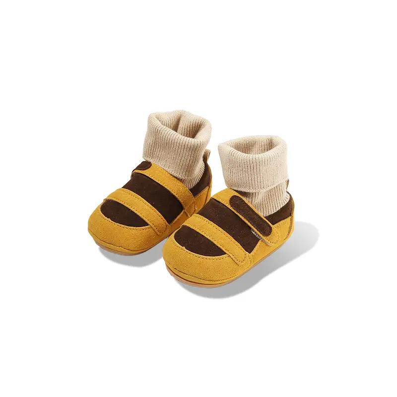 Autumn New Infant Toddler Shoes 6-12 Months Shoes and Socks Integrated Male and Female Baby Soft Bottom Baby Shoes Spring & Fall - Image 8