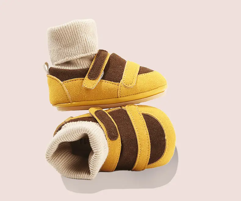 Autumn New Infant Toddler Shoes 6-12 Months Shoes and Socks Integrated Male and Female Baby Soft Bottom Baby Shoes Spring & Fall — feature 24