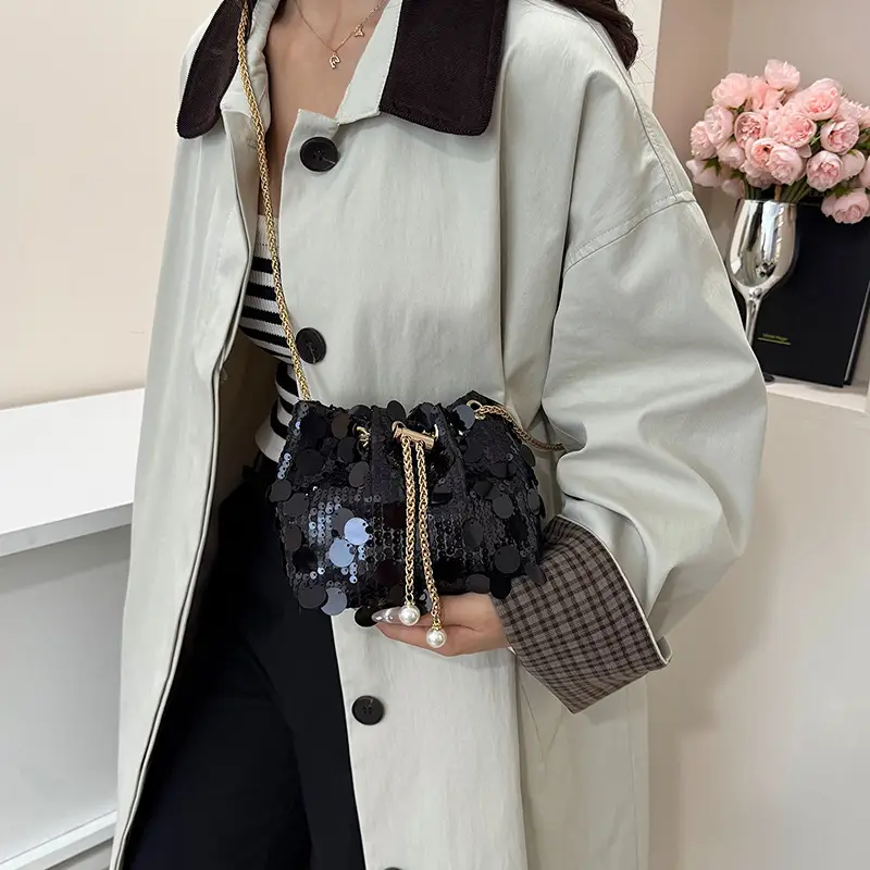2025 Women's Sparkly Personalized Bucket Bag - Image 6