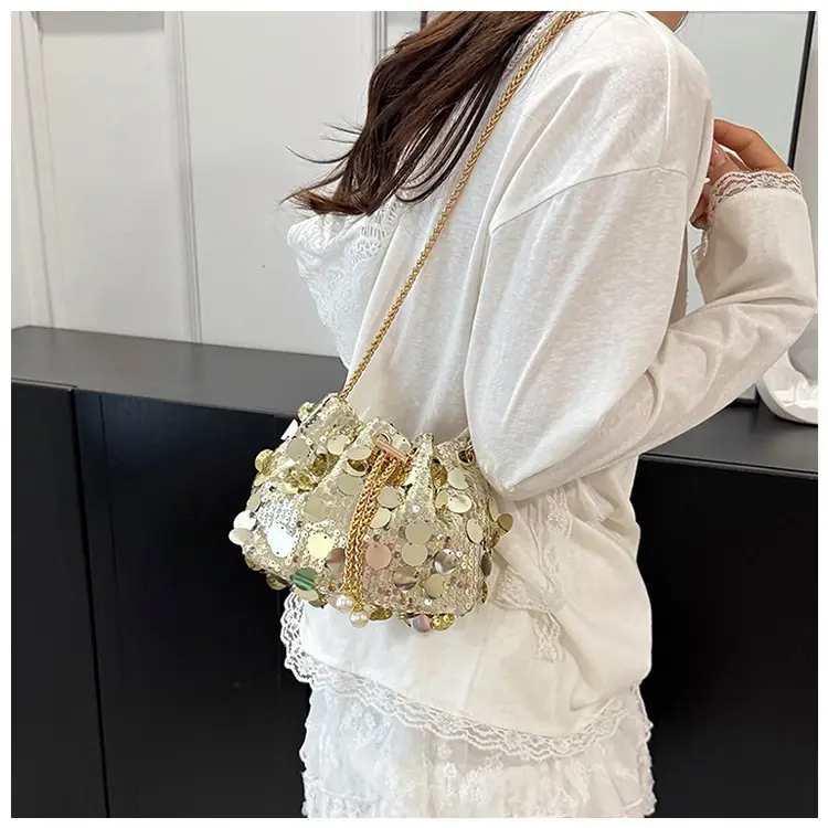 2025 Women's Sparkly Personalized Bucket Bag — feature 23