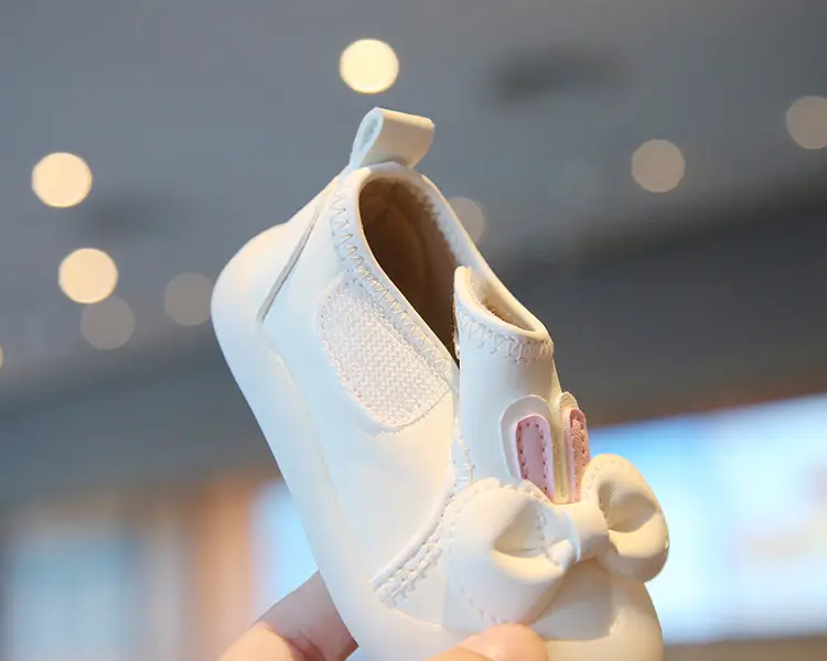 Baby Girl Baby Mesh Shoes Spring and Autum Baby Shoes 1 to 3 Years Old Indoor Soft Sole Anti-Heel Bow Princess Toddler Shoes — feature 17