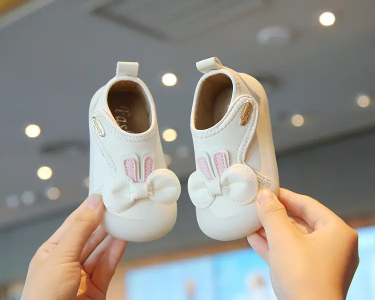 Baby Girl Baby Mesh Shoes Spring and Autum Baby Shoes 1 to 3 Years Old Indoor Soft Sole Anti-Heel Bow Princess Toddler Shoes — feature 7