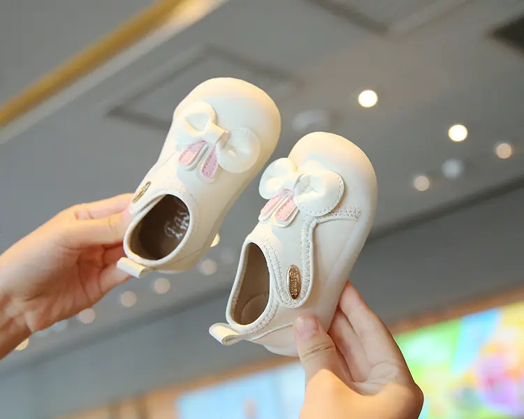Baby Girl Baby Mesh Shoes Spring and Autum Baby Shoes 1 to 3 Years Old Indoor Soft Sole Anti-Heel Bow Princess Toddler Shoes — feature 8