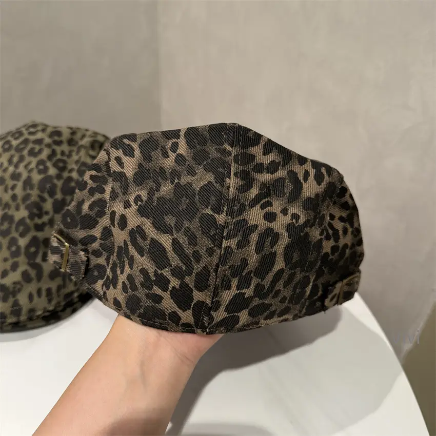 Leopard Print Forward Cap for Women - Image 6