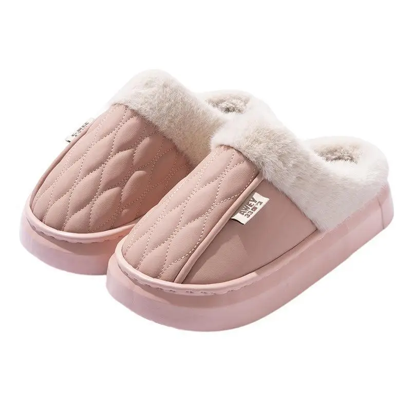 Women Waterproof Cotton Slippers Autumn Winter 2025