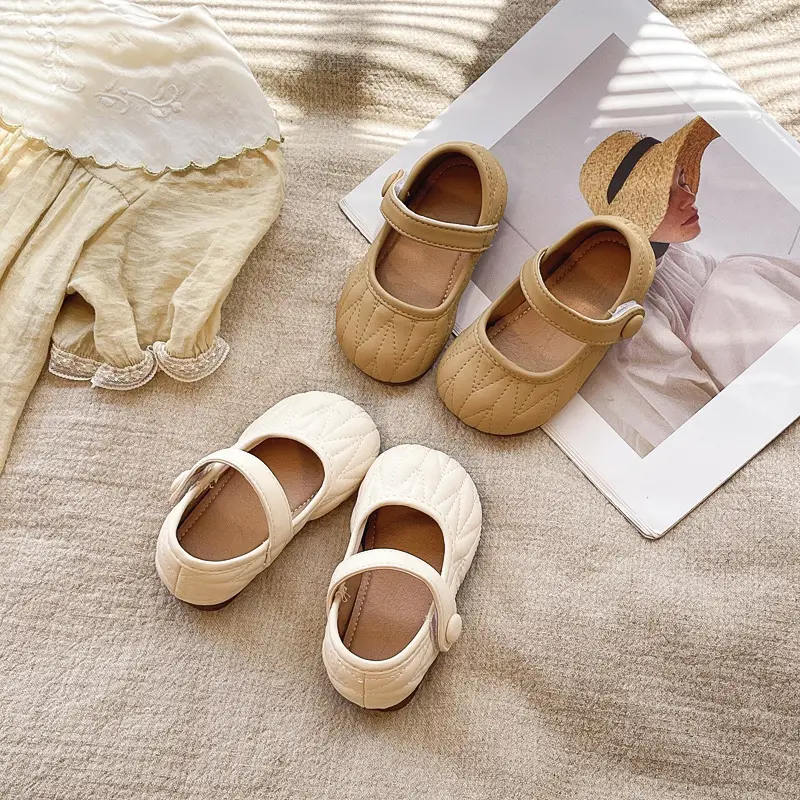 Baby Girl Flats Shoes 1-2Yr Soft Sole Summer