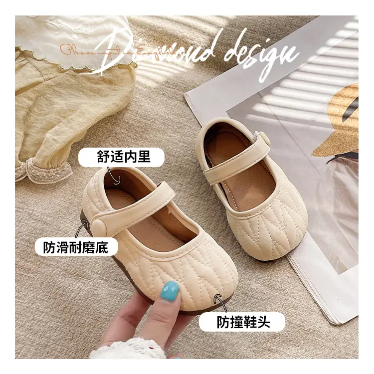 Baby Girl Flats Shoes 1-2Yr Soft Sole Summer — feature 4