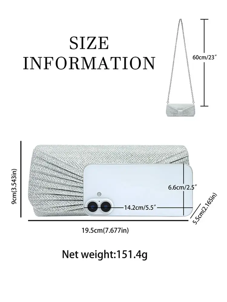 Shiny Chain Crossbody Bag for Ladies - Image 8