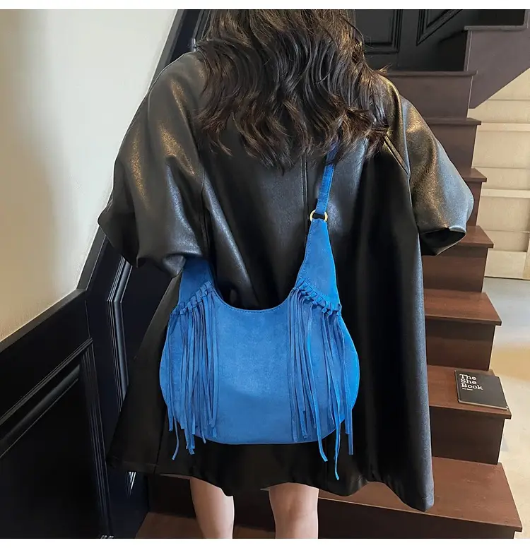 Brown Fringed Suede Handbag for Women 2026 — feature 20