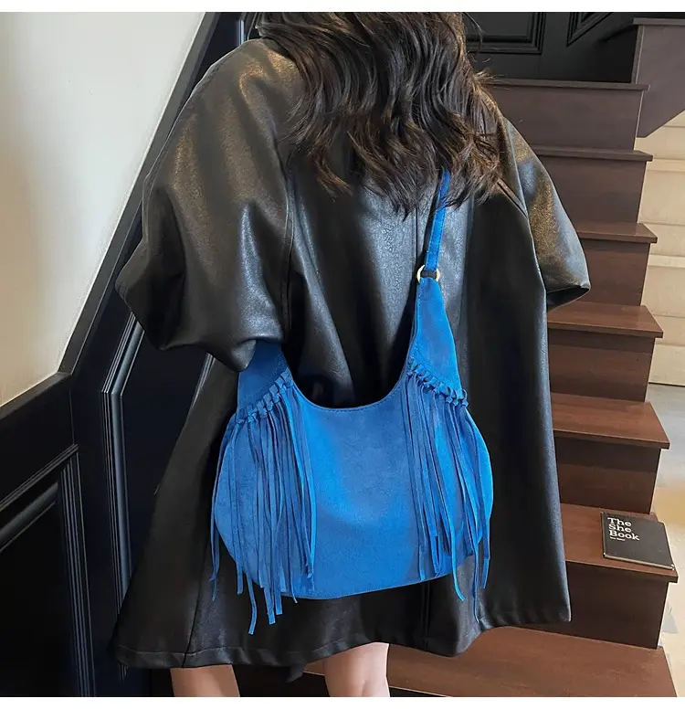 Brown Fringed Suede Handbag for Women 2026 — feature 21