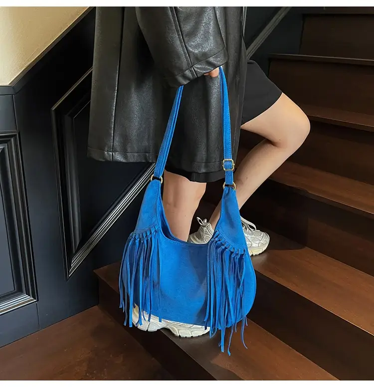Brown Fringed Suede Handbag for Women 2026 — feature 22