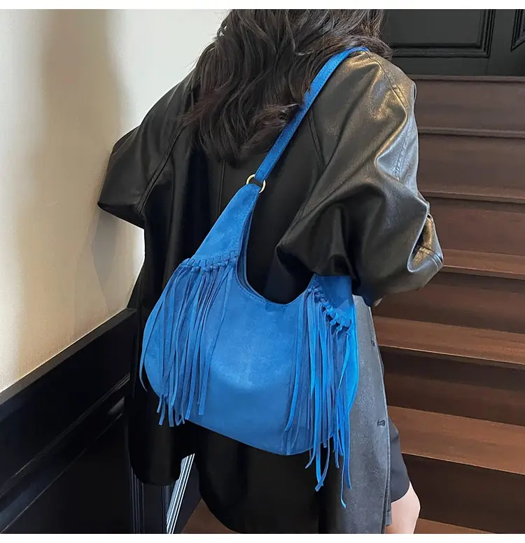 Brown Fringed Suede Handbag for Women 2026 — feature 23