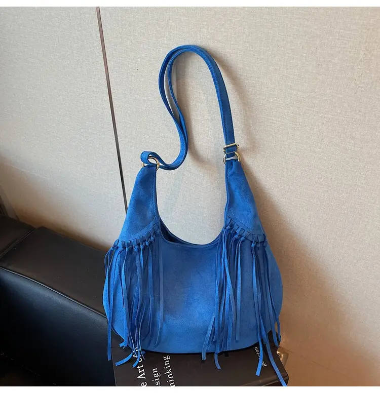 Brown Fringed Suede Handbag for Women 2026 — feature 40