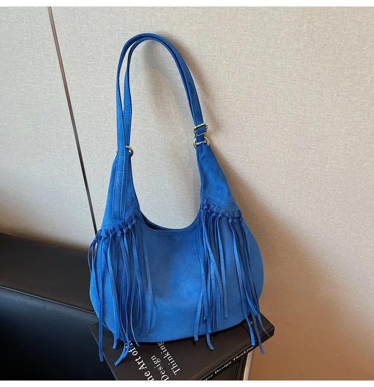 Brown Fringed Suede Handbag for Women 2026 — feature 41
