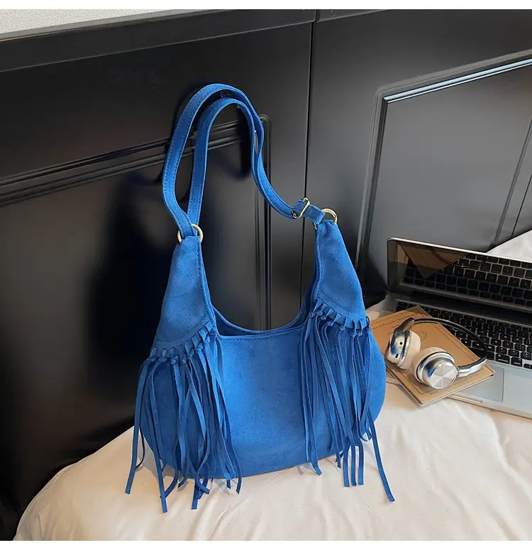 Brown Fringed Suede Handbag for Women 2026 — feature 47