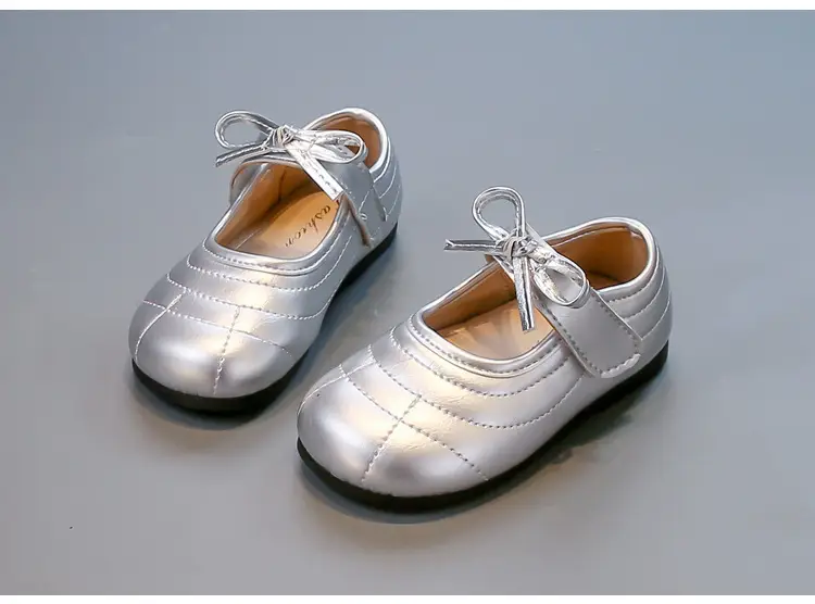 White Bow Baby Shoes for Girls Round Toe 2025 — feature 10