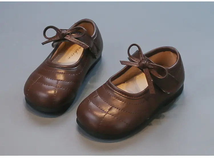 White Bow Baby Shoes for Girls Round Toe 2025 — feature 18