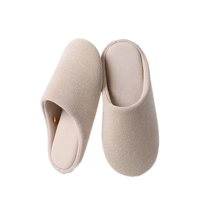 Cotton Slippers for Women 2025 New Model, Warm, Silent, Non-Slip, Cold-Resistant, Closed-Toe Floor Cotton Shoes for Men, Non-Slip and Warm