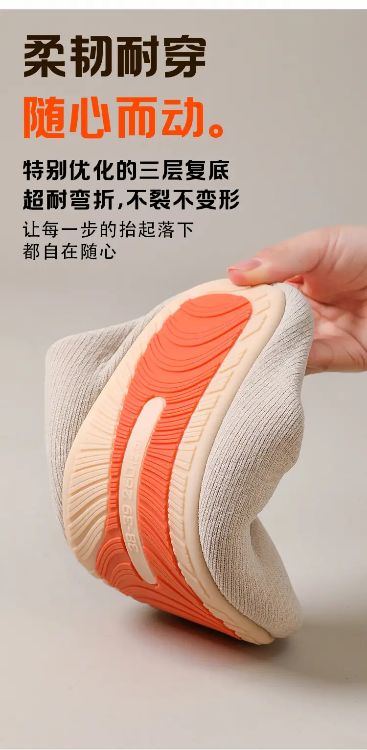 Cotton Slippers for Women 2025 New Model, Warm, Silent, Non-Slip, Cold-Resistant, Closed-Toe Floor Cotton Shoes for Men, Non-Slip and Warm — feature 11