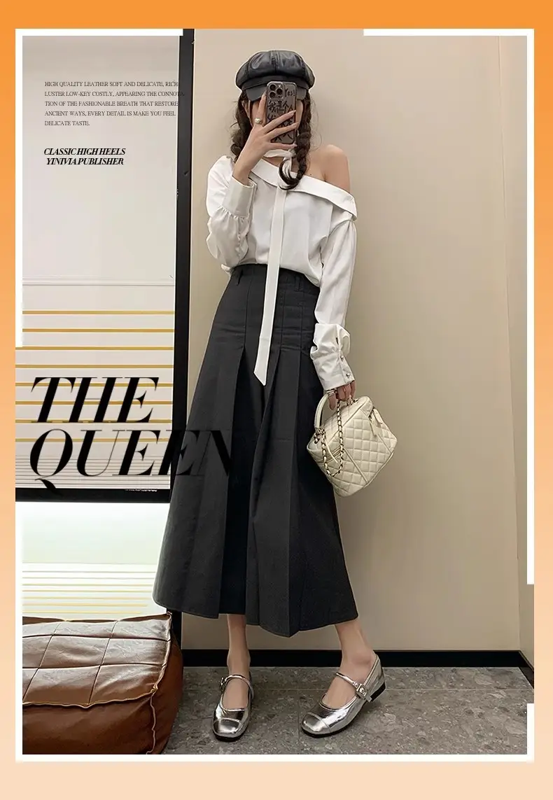 French Classic Small Fragrance Shallow Mouth Shoes for Women Spring and Summer New Flat Shoes Gentle and Fashionable One-Line Buckle Mary Jane Shoes — feature 1