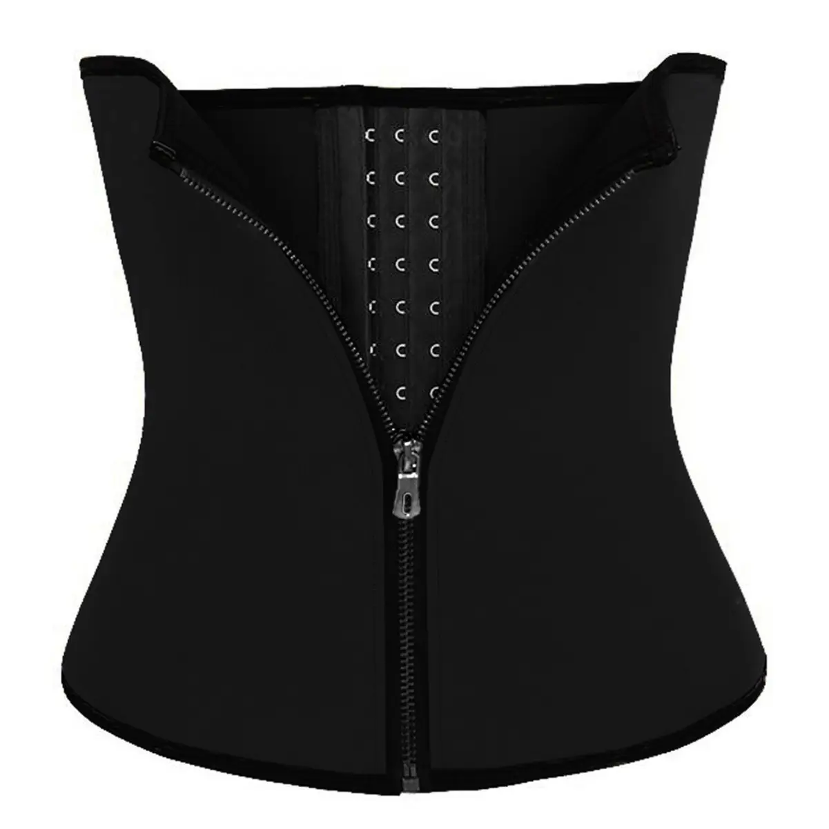 Black Zipper Belly Belt for Women Yoga Wear - Image 8