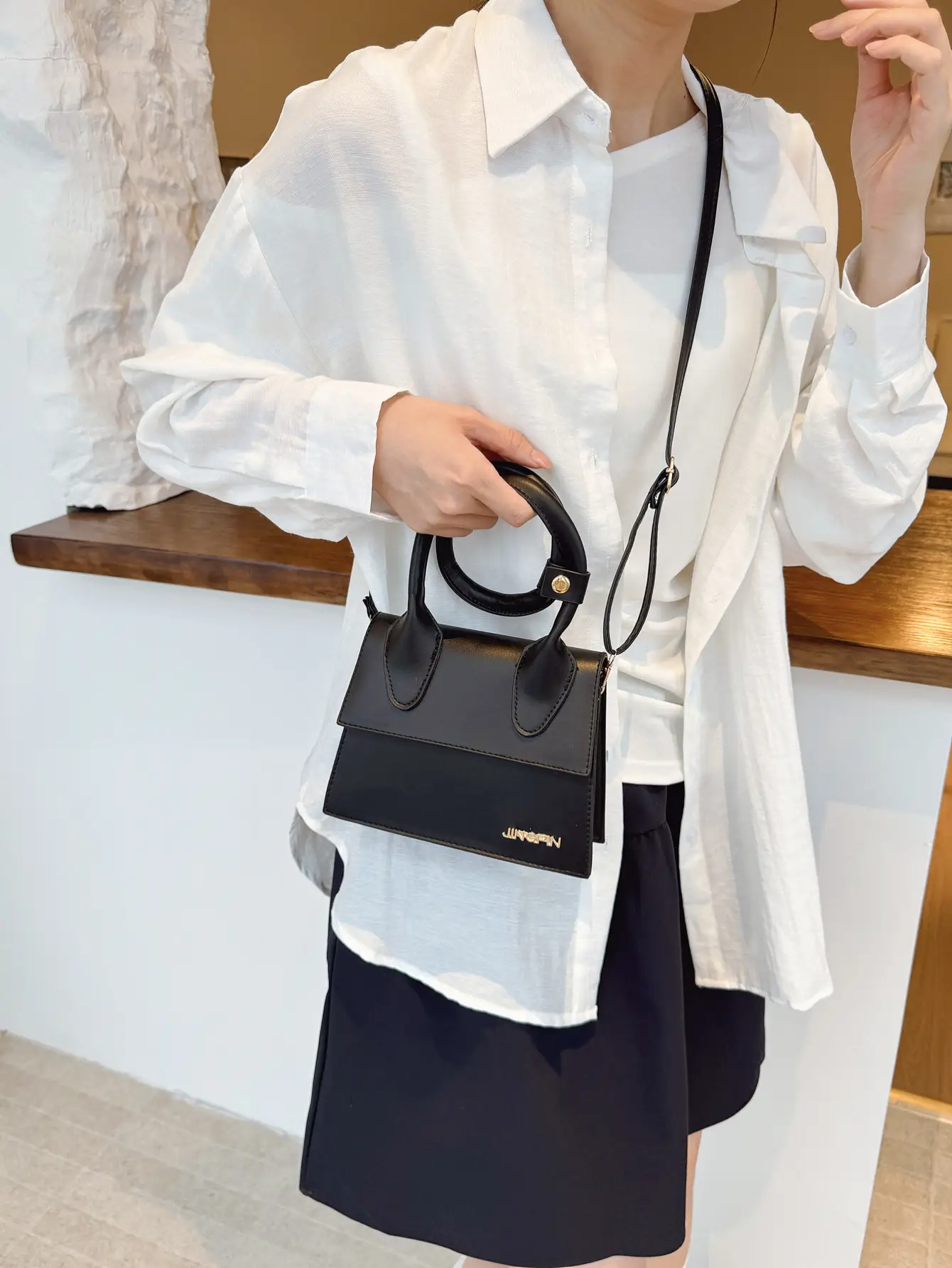 White Crossbody Shoulder Bag for Women 2025 - Image 9