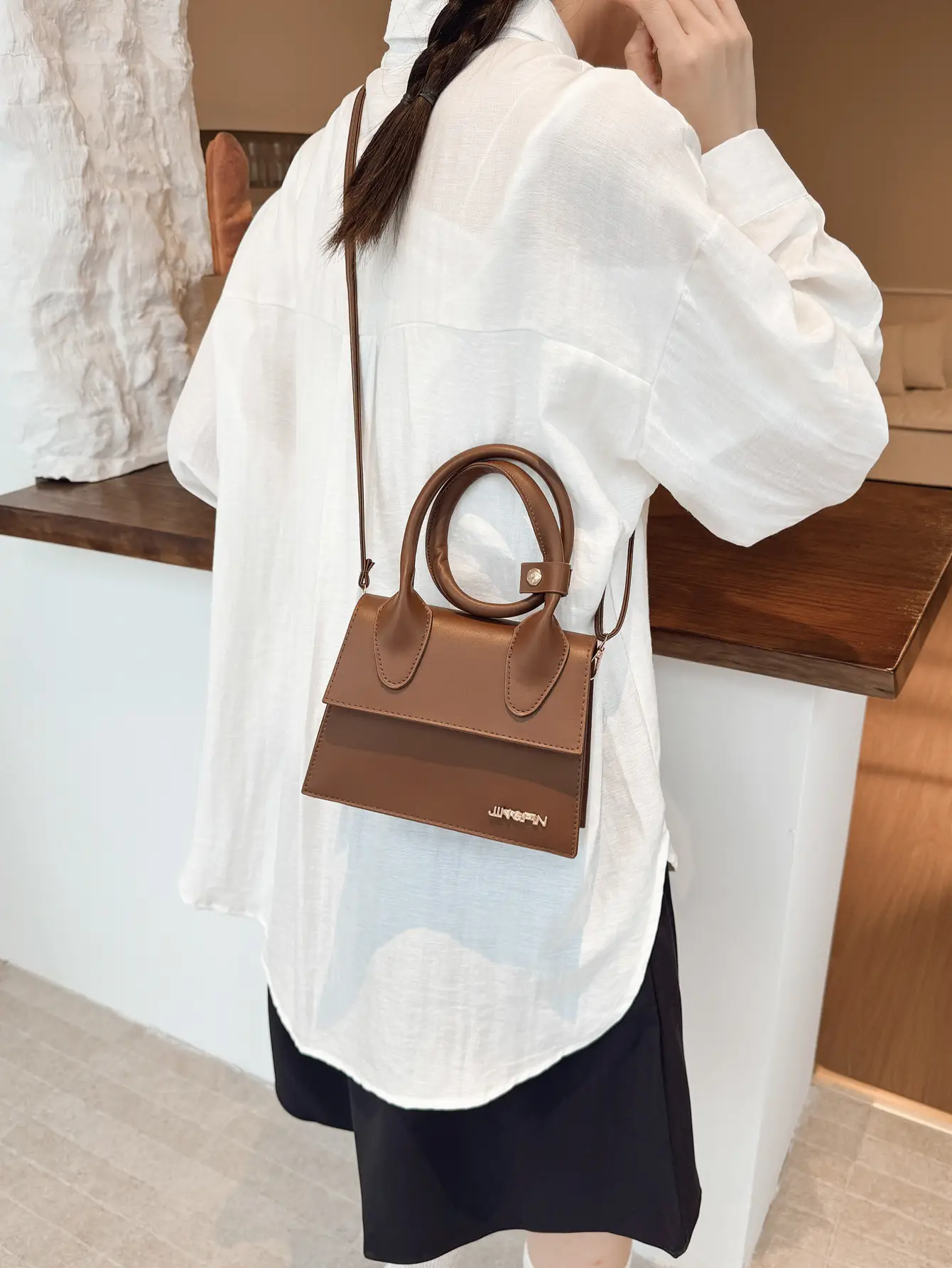 White Crossbody Shoulder Bag for Women 2025 - Image 10