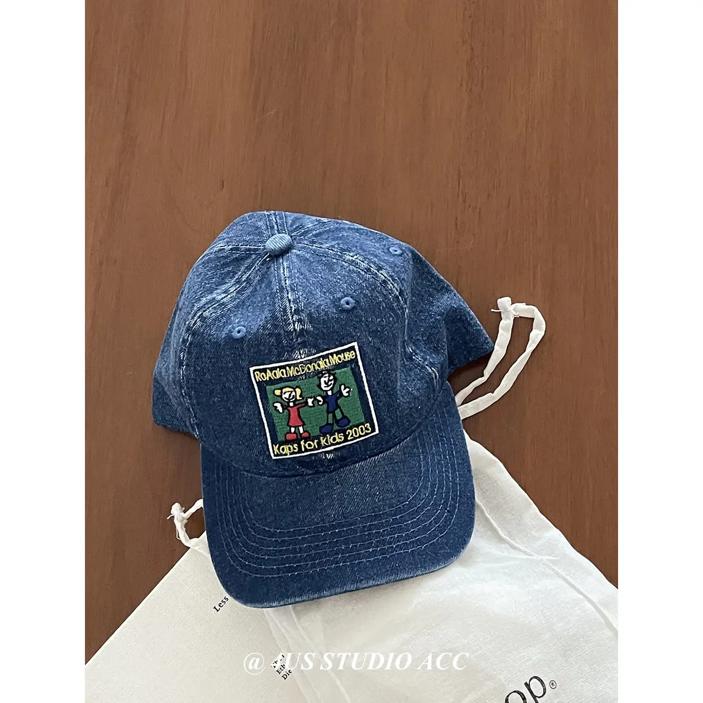 Women Cartoon Embroidered Baseball Cap Blue Duckbill - Image 2
