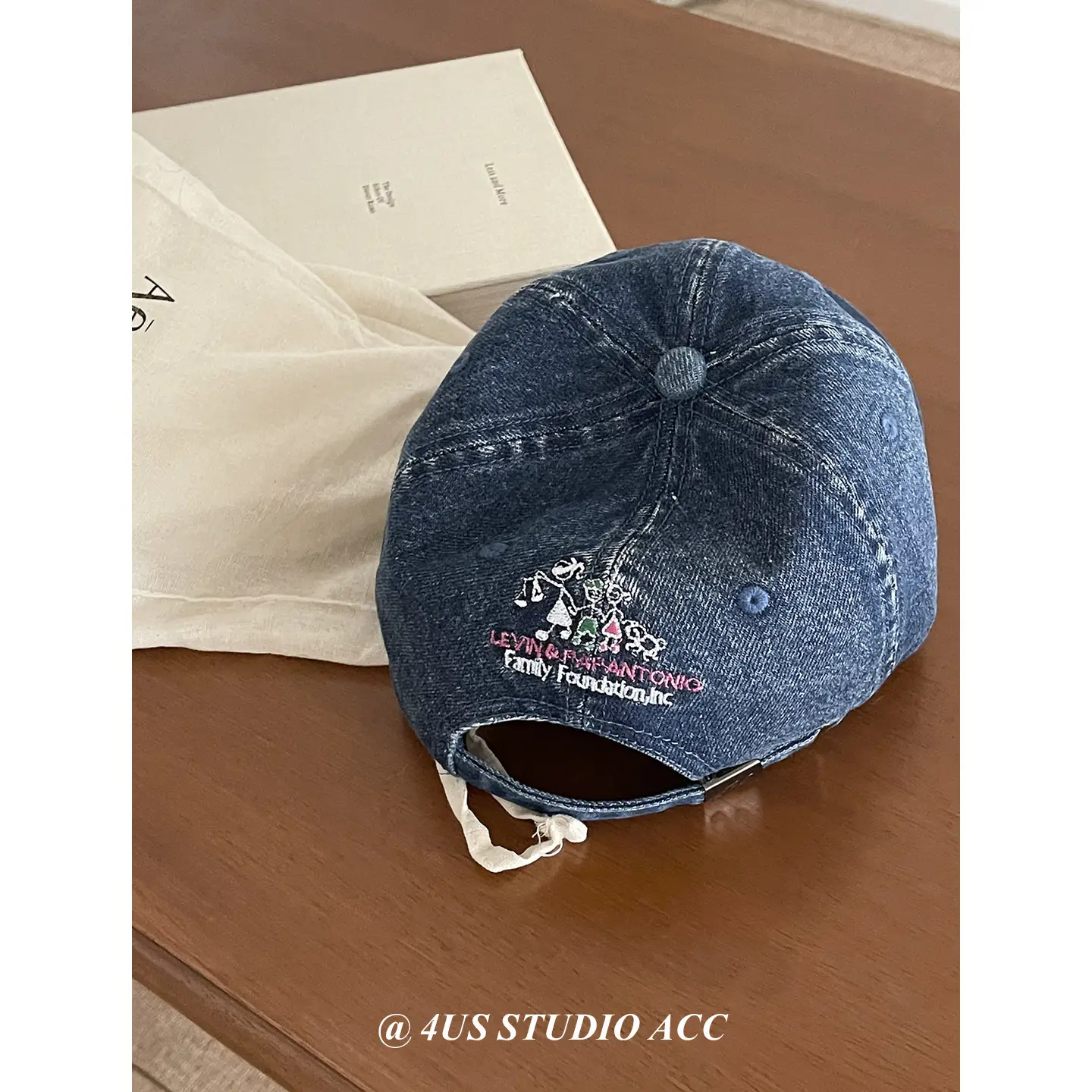 Women Cartoon Embroidered Baseball Cap Blue Duckbill - Image 4