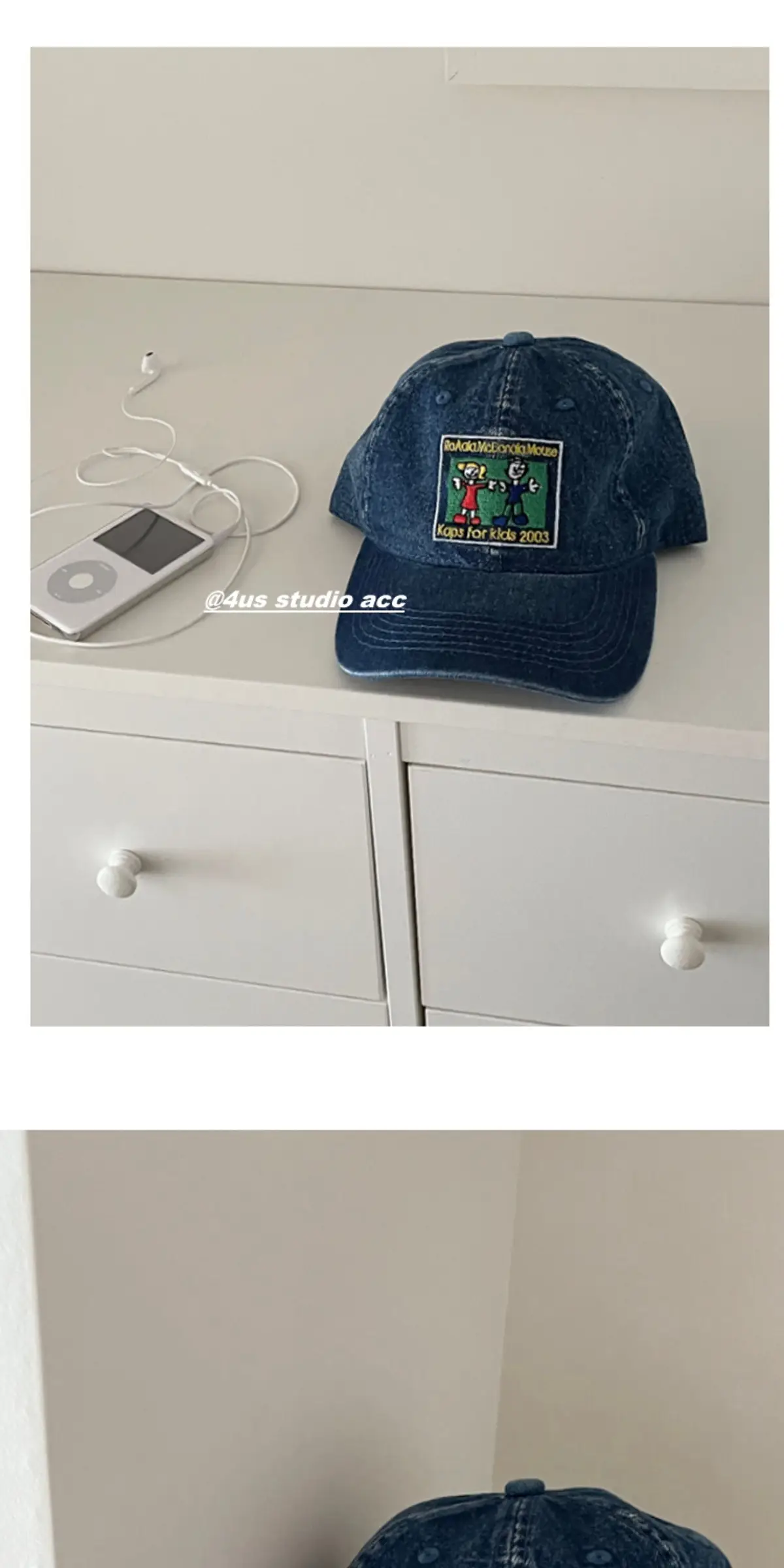 Women Cartoon Embroidered Baseball Cap Blue Duckbill — feature 6