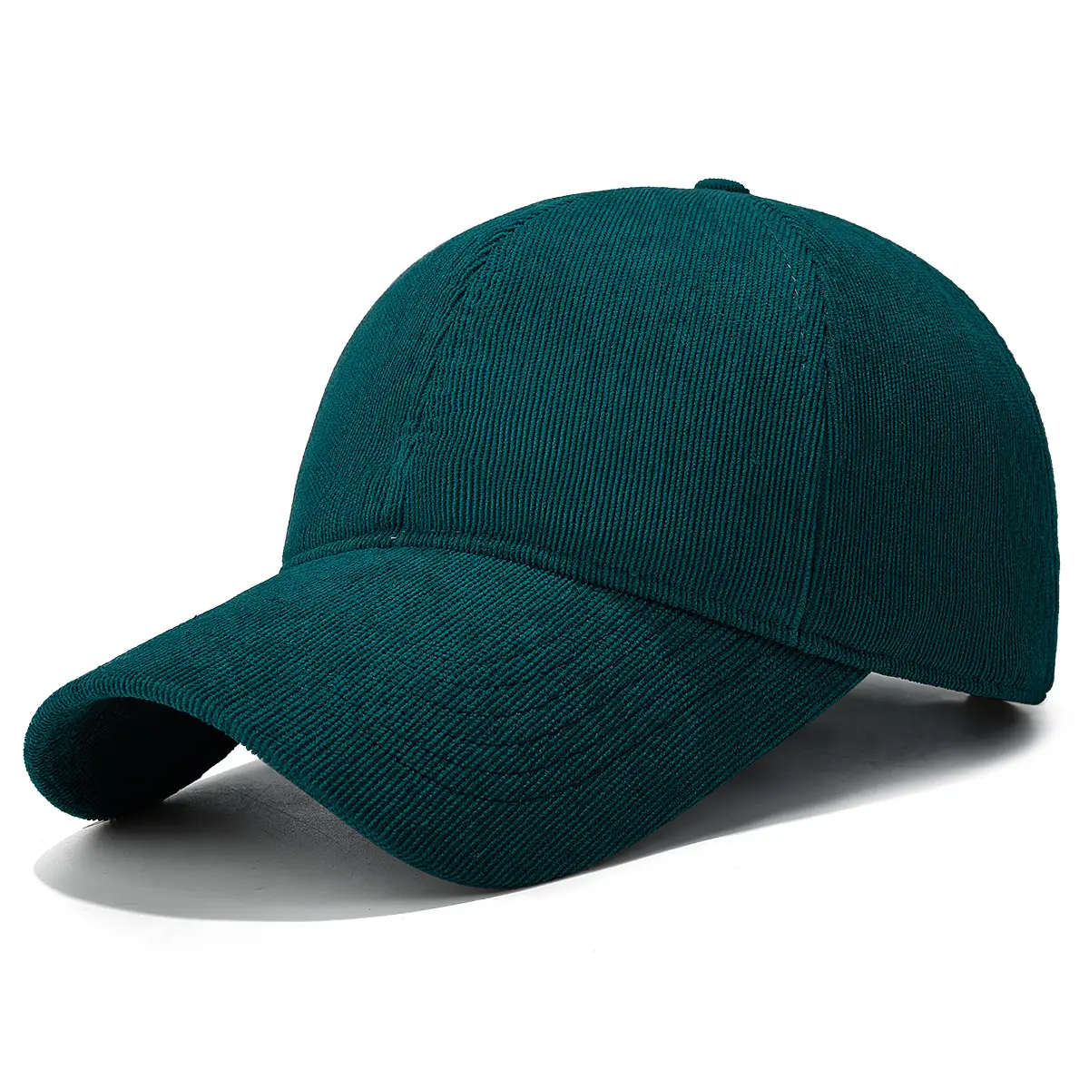 Black Velvet Curved Brim Baseball Cap