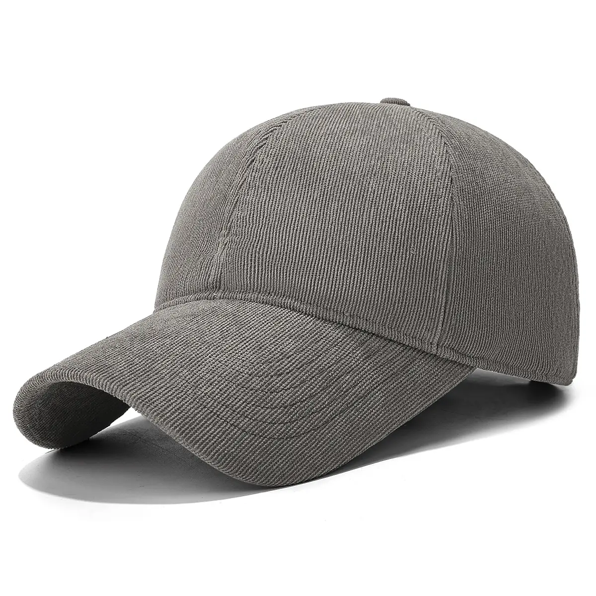 Black Velvet Curved Brim Baseball Cap