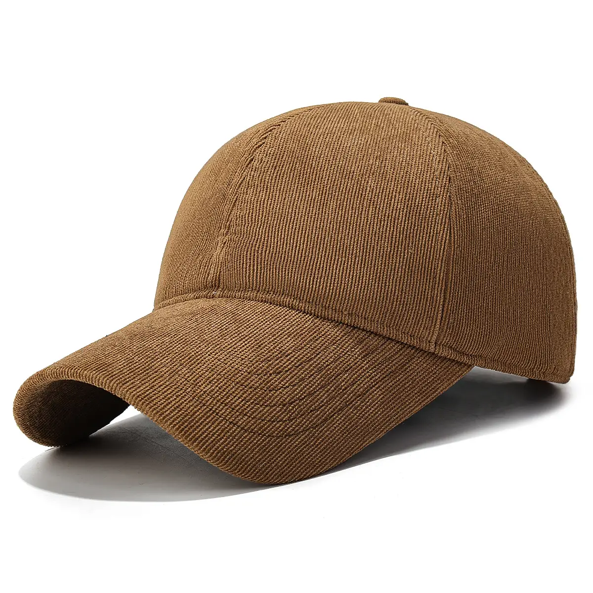 Black Velvet Curved Brim Baseball Cap