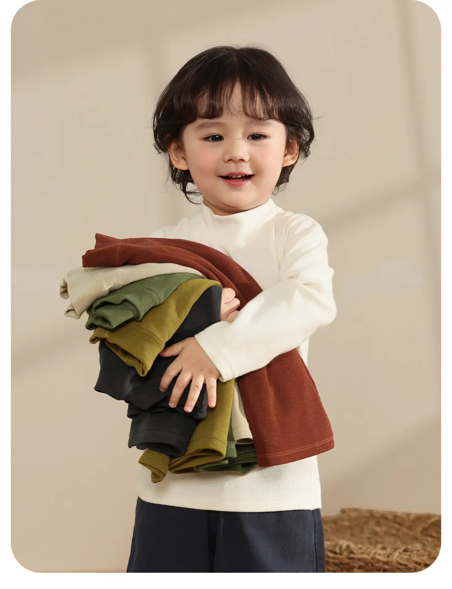 Kaka Panda Long Sleeve T-Shirt for Boys Winter Baby Tops — feature 12