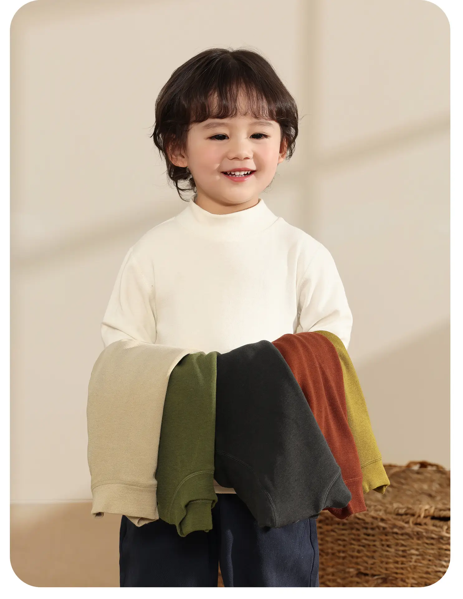 Kaka Panda Long Sleeve T-Shirt for Boys Winter Baby Tops — feature 3