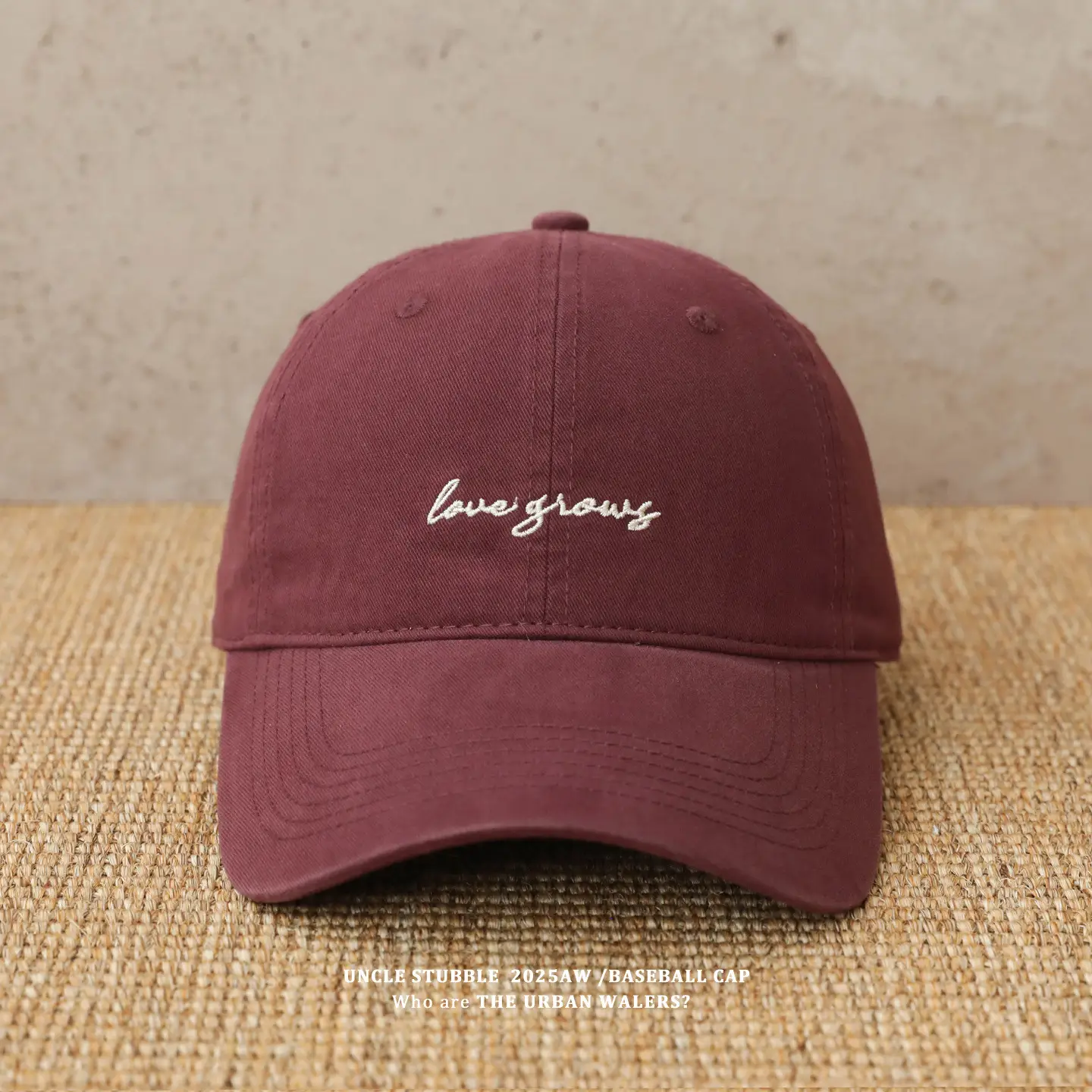 Red Embroidered Baseball Cap for Men Women Large Head Circumference — feature 11