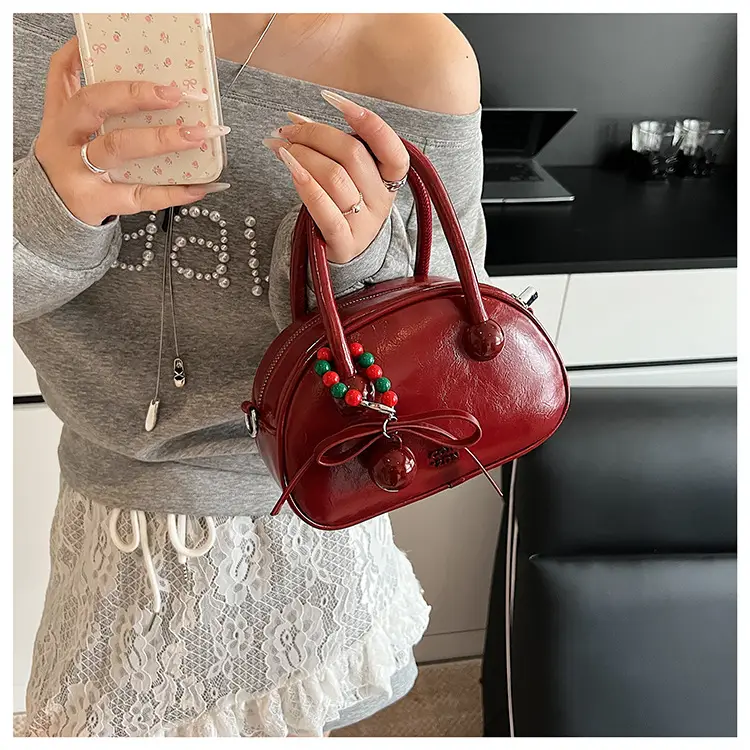 Red Embellished Women's Wedding Crossbody Bag — feature 16