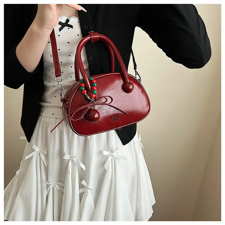 Red Embellished Women's Wedding Crossbody Bag — feature 17