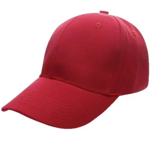 Pure Cotton Peaked Cap Magenta Customizable
