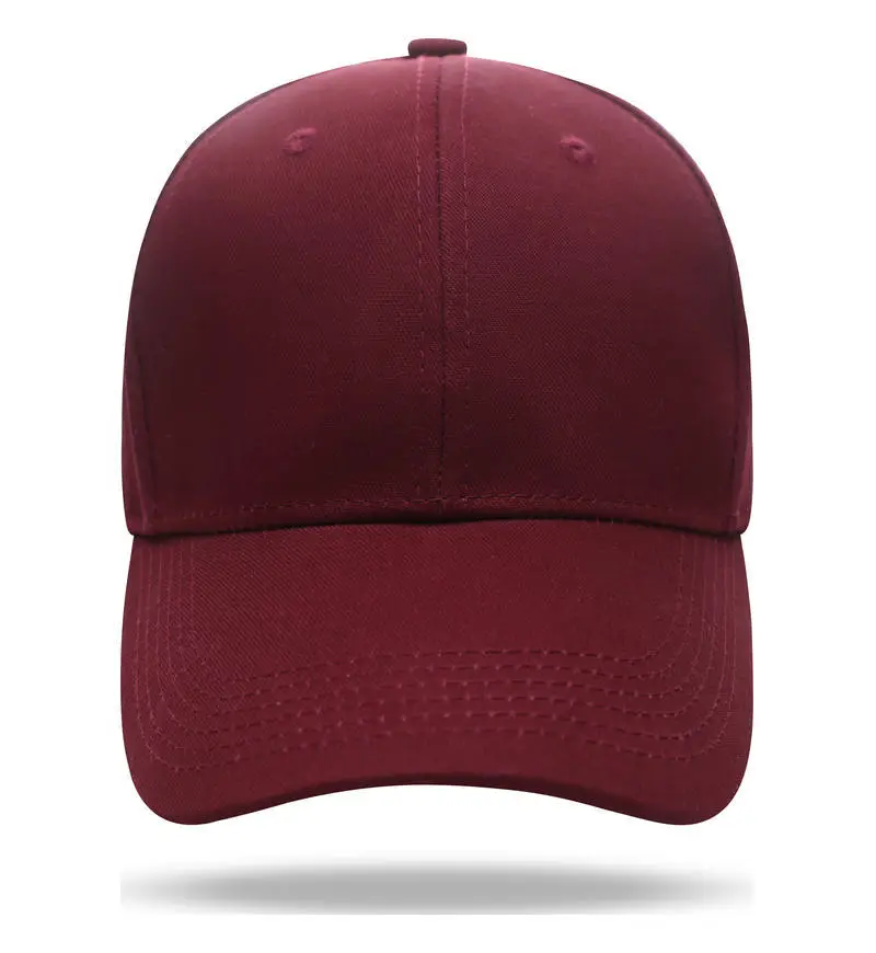 Pure Cotton Peaked Cap Magenta Customizable