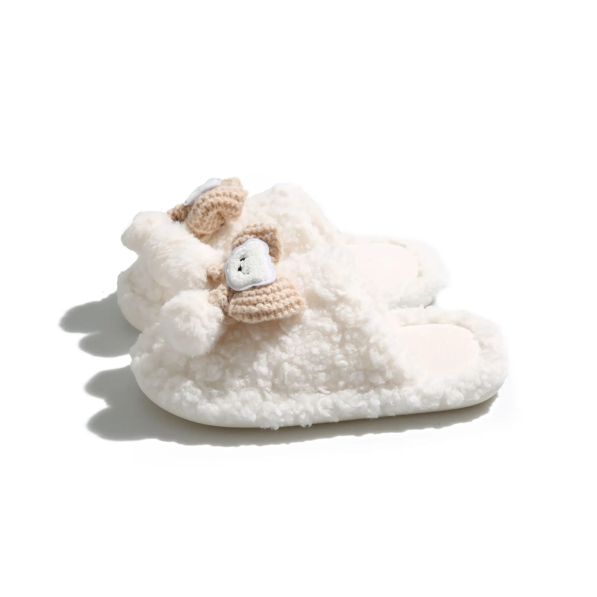 Rice Ball Soft Cotton Slippers for Women