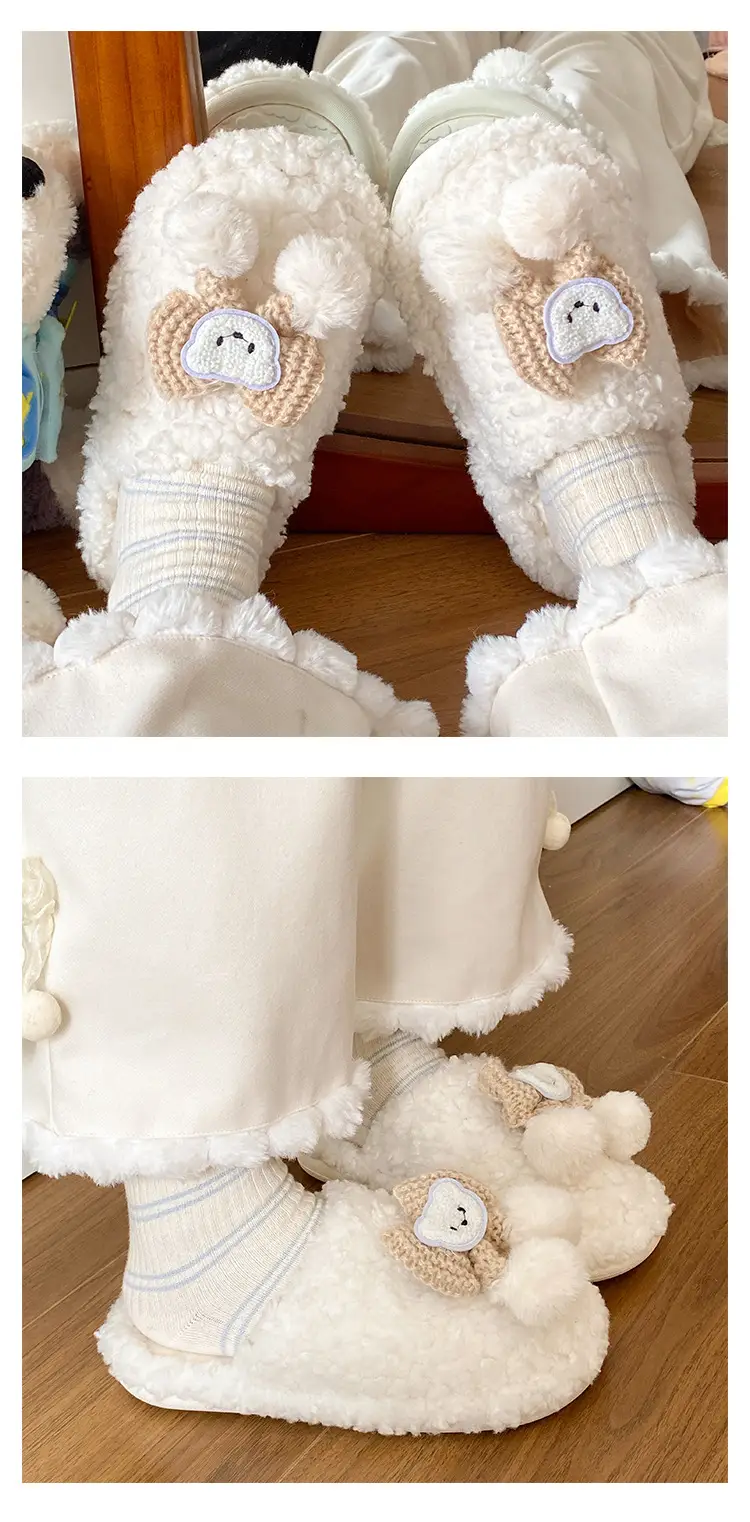 Rice Ball Soft Cotton Slippers for Women — feature 11
