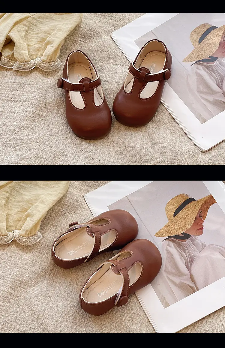Spring and Autum Baby Girl Shoes 0-1-3 Years Old Princess Flats Baby Small Leather Shoes Non-Slip Soft Sole Toddler Shoes — feature 13